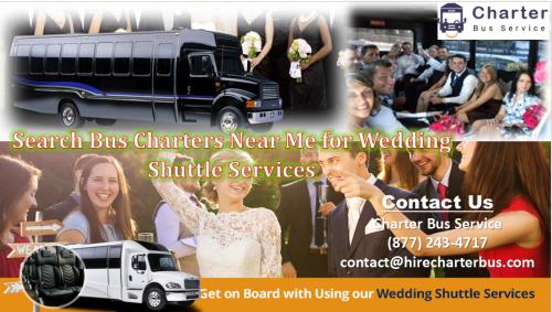 Search Bus Charters Near Me for Wedding Shuttle Services by Hirecharter Bus