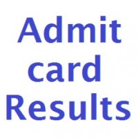 Admit card Results