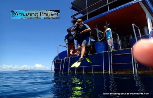 diving in Rawai in Phuket