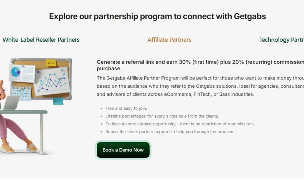 Getgabs Affiliate Partner Program - Earn Recurring on WhatsApp Automation Solutions